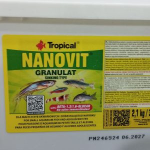 غذای گرانول نانو ویت تروپیکال nanovit granulat  (بسته بندی باصرفه)